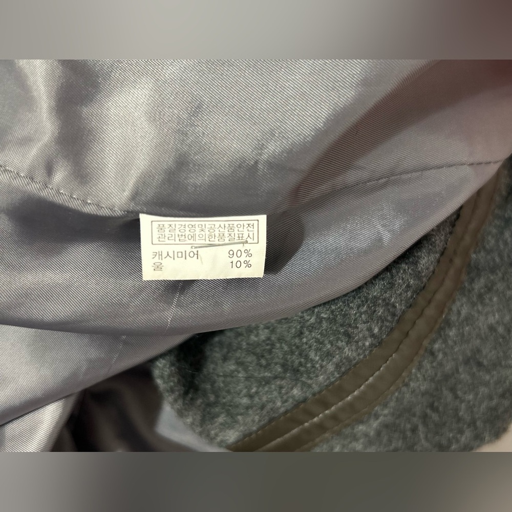 Women's Gray Coat - Picture 12 of 12
